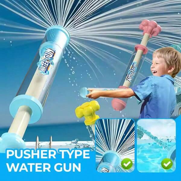 Pistola de agua de alta capacidad con 100 agujeros, adecuada para niños, adolescentes y adultos, para peleas de agua al aire libre, accesorios de fotografía, juguete para fiestas de agua de verano para niños y niñas