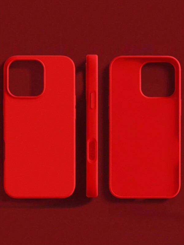 حافظة هاتف أحمر صلب بتصميم عصري وبسيط، مقاوم للصدمات والخدوش، متوافق مع هواتف آيفون 17، 16 برو ماكس، 15، XR، 7/8، 15 برو ماكس، 12 برو ماكس، 13 برو ماكس، 14 برو ماكس، 13، 14، 11، 12 برو، 14، XS، XR، 7/8 بلس، 7/8 GES2، A13 4G، A22، A21S، A52، S22 أولترا، A33 5G، Redmi 10، Redmi، وهواتف OPPO