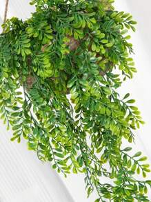 2/4pcs Artificial Grapefruit Leaves Wall Hanging Home Decor, Wedding Decor, Christmas Home Decor, Wall Vines, Outdoor Garden Window Sill Hanging Basket Decor, Birthday Party Valentine's Day Gift, New Year Material,Fake Plants