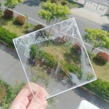 1 件天然半透明透石膏片方形优质质感简约手链首饰收纳装饰底盘，DIY 创意家居办公室装饰品，节日礼物