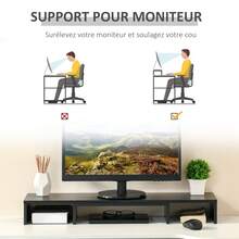 Supports de moniteur - Noir - Voir 2