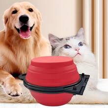2 em 1 Comedouro Portátil Dobrável para Pets, Tigelas de Água Dobráveis de Silicone para Cachorro, Recipiente de Ração para Cachorro e Gato, Acessórios para Animais de Estimação, Utensílios para Cachorro, Utensílios para Filhote, Tigelas para Gato, Alimentação de Filhote, para Viagens, Caminhadas, Acampamento