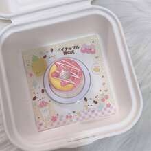 1 chiếc giá đỡ điện thoại hình bánh donut ngọt ngào, có nam châm và keo dán, giá đỡ để bàn di động có thể điều chỉnh. - Nhiều màu - Xem 7