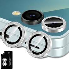 1 Protector pentru lentilă cameră compatibil cu Galaxy Z Fold7/Galaxy Z Flip7, anti-zgârieturi, înaltă definiție, sticlă securizată ultra-subțire 9H, ramă din aluminiu, cu localizator de instalare, instalare ușoară, lentilă metalică, pernă de protecție pentru lentila camerei, negru strălucitor, argintiu strălucitor, multicolor strălucitor, roz strălucitor, compatibil cu Galaxy Z Fold6/Galaxy Z Flip 6/Galaxy Z Fold 5, aplicabil pentru utilizare zilnică, birou, husă pentru cameră telefonică de acasă, impermeabilă, rezistentă la șocuri, anti-cădere, rezistentă la zgârieturi.