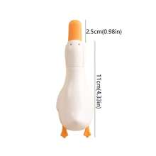 1 pieza Clip de baño de 2 en 1 con forma de pato, clip de basura de doble cabeza estable, pinzas montadas en la pared para la eliminación de polvo y manchas