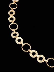 1 Peça Corrente de Cintura Oca Feminina, Acessório Versátil e de Alta Qualidade, Adequado para Uso Diário, Festa de Aniversário, Vestido de Casamento, Decoração de Cintura no Outono, Halloween