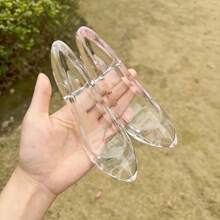 2 件 3D 亚克力高跟鞋装饰 - 透明和粉色迷你鞋柜，适合女士/女孩的可爱桌面装饰，生日/婚礼、新娘送礼会、女士家居装饰的精美礼物，收纳整理器，旅行必需品，返校宿舍收纳秋季装饰