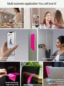 كأس شفط سيليكون مضاد للانزلاق للهاتف، 28 كأس شفط سيليكون الجانب لاصقة ذاتيًا، ملصق مضاد للانزلاق للهاتف المحمول، كأس شفط للبطارية المحمولة بجانب واحد، غطاء حماية للهاتف المحمول، كأس شفط ثمانية الجوانب لجسم القارب، حامل للهاتف المحمول، هاتف محمول، ضروريات السفر، ريال، منزل.