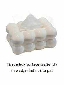 1 件塑料纸巾盒，简约纯色纸巾架，适用于卧室、客厅、汽车、家居装饰浴室配件 - 彩色 - 查看 7