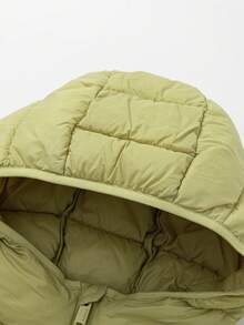 Balabala 儿童轻薄羽绒服秋冬款 - 带帽 防水防油 家庭款 - 黃綠 - 查看 6