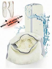 (Various Colors Available) Shoe Washing Machine Bags, Laundry Shoe Cleaning Bags For Washing Machines And Dryers, Reusable Laundry Bags, Mesh Laundry Bags For Adult And Children's Shoes, Our Shoe Washing Machine Bags, Spring, Simple, Summer Tops - Multicolor - View 11