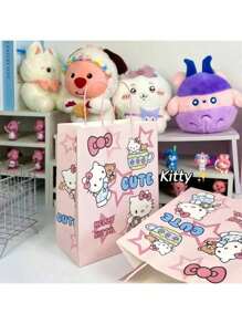 Sanrio 5/10pcs Cartoon Cute Hello Kitty Gift Bag Birthday Valentine's Day Gift Bag Fashion Cute Gift Bag Tote Bag Bridesmaid Gift Bag Party Gift Bag Wedding Party Supplies Mistery Box,Mistery Box (Due To The Production Process, There May Be Color Difference And Dirty Goods, Which Is A Normal Phenomenon, Please Rest Assured That The Purchase Will Not Affect The Use)