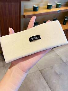 1PC Knitted Elastic Headband, Casual Sports Headscarf Wide Edge Headband