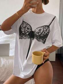 Women T-Shirts - White - View 1