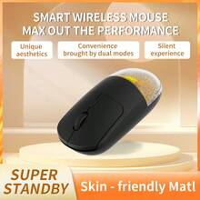Wireless Mouse With Quicksand, Office Mouse, 2.4G Rechargeable Mouse, Portable Silent Mouse, Suitable For Laptops/Desktops/Tablets - Multicolor - View 2