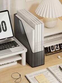 1 cái Giá sách để bàn màu xám, trong suốt bằng acrylic trong suốt Giá để sách học sinh Giá để đồ văn phòng Ký túc xá Giá để đồ tài liệu - Nhiều màu - Xem 12