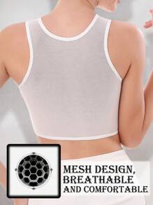 Vendas compresivas para el pecho para mujeres, ropa interior compresiva para reducción de busto, estudiante, busto grande, aplanar el pecho, verano, cosplay, sujetador deportivo