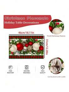 12 piezas/24 piezas Manteles individuales de muñeco de nieve navideño, Banderas de mesa de muñeco de nieve, Manteles de invierno, Adecuados para la decoración de la cocina y la mesa de comedor en Navidad