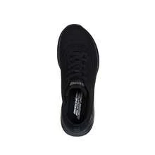 Skechers أحذية رياضية كاجوال للنساء - أسود أسود/ سكيتشرز - مشاهدة 3