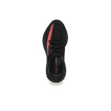Adidas Originals Yeezy Boost 350 V2“核心黑红”面料运动鞋，休闲低帮休闲鞋，男女款，2022 版 - 黑色 - 查看 5