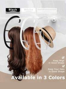 悬挂式假发架，用于干燥和展示，便携式可折叠假发支架，用于假发和发片