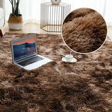 Large Shaggy Rugs Anti Slip Soft Fluffy Rug Living Room Bedroom Thick Carpet Mat - Dark Grey - View 2