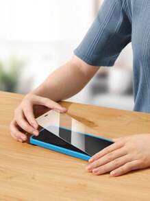 قطعتان من زجاج مقسى لحماية الشاشة الكاملة، غشاء حماية زجاجي مقسى متوافق مع هواتف أبل 16 برو ماكس، 15 برو ماكس، 15 برو، 14 برو ماكس، 13، 12، 11 لحماية الشاشة الكاملة