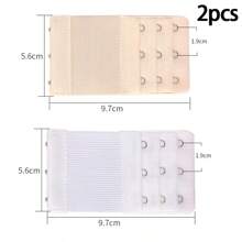 2/3pcs Bra Extender 2Hook3Row, Elongated, Underwear Accessories,Elastic, Adjustable, Underwear Extension Buckle, Bra Extension Buckle, Breasted Bra Back Buckle