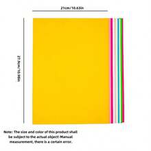 100 Bright Square Origami Sheets - Colorful Handmade Paper For Artistic Creation, Perfect For Paper Cranes And Decorative Design, With A Bright Multi-Color Option, Paper Art DIY Origami, Paper-Cutting, Handmade Colored Paper, Multiple Colors, Suitable For Handcrafting And Painting Cutting,For School Supplies,Back To School - Multicolor - View 15