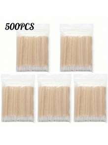 100 Stücke/200 Stücke Holz Nagelpflege Stäbchen, Holz Maniküre Spitzen, Nagellack Korrektur Werkzeug, Nagelpflege Zubehör und Werkzeuge, Schulanfang