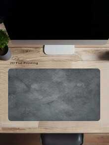 1个简约灰色风景图案鼠标垫，橡胶材质，可水洗防滑，适用于办公桌和书桌，鼠标移动精准，时尚防滑桌面垫，返校季游戏鼠标垫，办公桌配件，办公用品，办公桌配件，鼠标垫，桌面鼠标垫 - 彩色 - 查看 6
