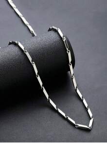 1 Piece Mobius Necklace Men's Hip Hop Niche Design Men's Fashion Versatile Premium Jewelry For Daily Wear - L191-b - View 3