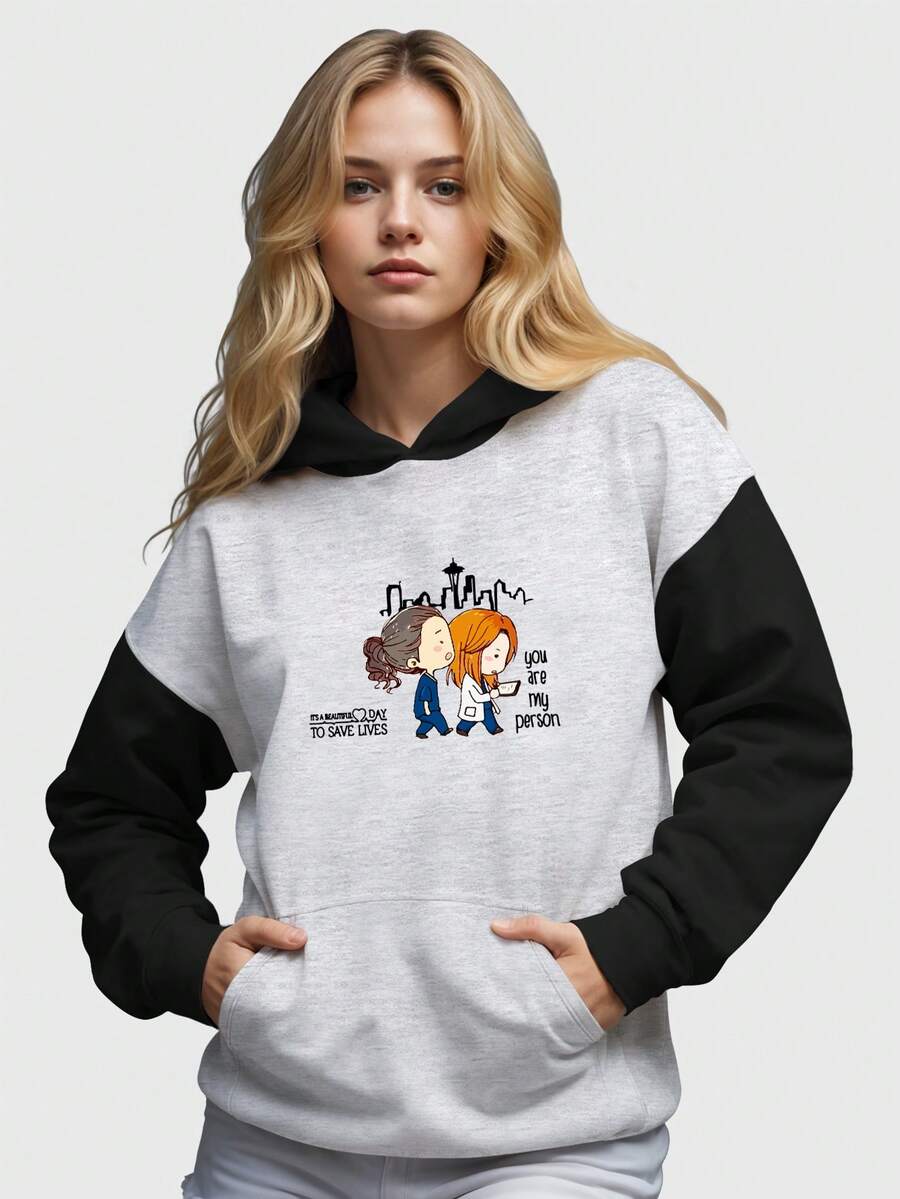 Women Sweatshirts - 彩色 - 查看 1