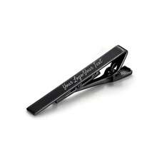 1 pieza Clip de corbata personalizado, se puede grabar con nombre o patrón, disponible en oro, plata y negro, adecuado para el Día del Padre, cumpleaños, Halloween, Navidad, boda, regalo único para amigos, invitados y padres - Multicolor - Ver 10