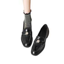 Women Loafers Shoes - Black - View 5