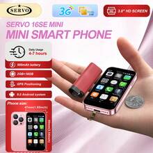SERVO 16SE Mini smartfon, Android 9.0, WCDMA Dual SIM, sieć komórkowa 3G, wyświetlacz HD 3,0", 2 GB pamięci RAM + 16 GB pamięci ROM, ultrakompaktowy smartfon