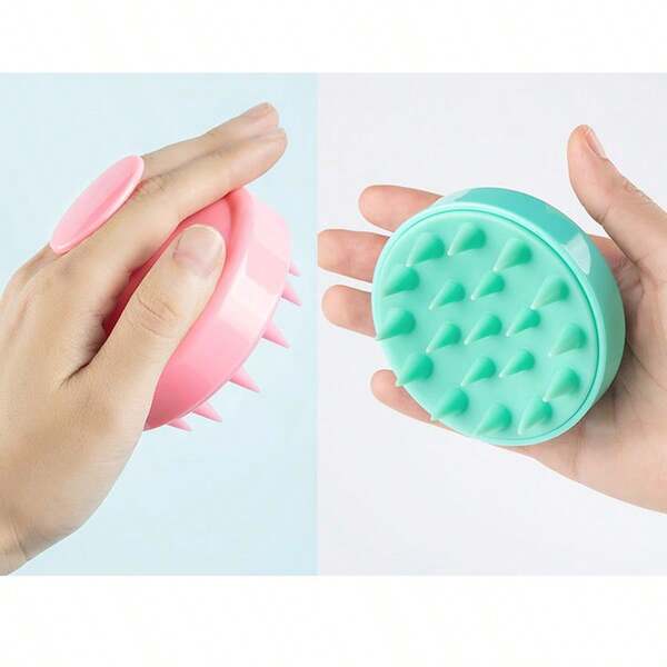 Hairbrush, Silicone Hairbrush, Hair Washing Gadget, Smooth Hair Beauty Hair Comb, Massage Comb, Scalp Cleaning Tool