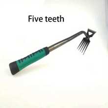 1 件锰钢园艺和除草工具 - 手动园艺耙，配备符合人体工程学的绿色和黄色手柄，可轻松去除土壤和杂草，两用手动除草铲，适用于园艺任务，手动园艺工具 | 符合人体工程学的园艺工具 | 重型园艺工具 - 彩色 - 查看 15