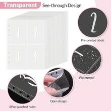 KKC 100 Days Money Saving Challenge Coin Envelope BudgetStorage Book - Binding Covers With Daily Savings Tracker,Habit-Forming System, And Cash Savings Goal Of $5050Develop A Consistent Savings Habit. - Pink - View 5
