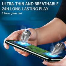 8pcs Colorful Mixed Finger Sleeves, Fingertip Gloves Gaming Thumb Protector For Smartphone Games, Sweat-Proof, Breathable, Seamless Touch Screen, Comfortable & Precise To Enhance Your Gaming Experience - Multicolor - View 5