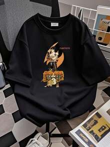 180g Pure Cotton Vintage 90s Tekken 3 Namco T-Shirt Oneita Powerpro Videogame Tee Size XL JIN Comfortable Casual Graphic Top For Everyday Wear Versatile Fashion Slightly Stretched Unisex Streetwear Breathable Designer Clothes Summer Print Round Neck Short Sleeve For Men Soft For Women Stylish - 黑色 - 查看 3