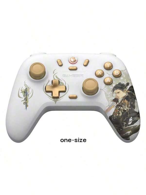 GAMESIR Game Controller T4 Nova Lite Co-Branded Hall Rocker Three-Mode Connection 500Hz Polling Rate Conductive Silicone Button 600mAh Battery Gujian Qitan Co-Branded