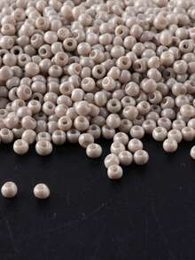 GO2CJBEADS 10g Multicolor 2mm Silverline Round Rocailles Glass Seed Beads For Bracelet Diy - Alabaster - View 33