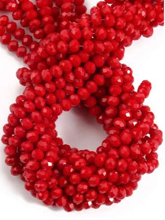 1Strand 3-8mm Glass Beads For Bracelets Faceted Multicolor Austria Crystal Round Loose Beads For Jewelry Making Diy Bracelet