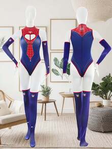 Fantasy Anime Suit - Removable Apparel Set For Role Play Enthusiasts - Xanh đỏ - Xem 6