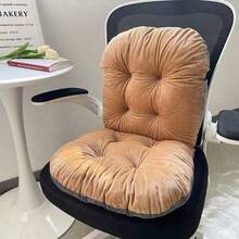 1 件柔软加厚靠垫，带靠背，长时间坐着很舒服，非常适合办公椅 - 彩色 - 查看 10