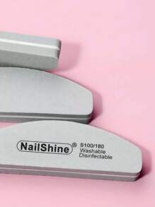 10 件迷你半月形 100/180 海绵抛光锉刀条。适用于日常化妆、舞会、婚礼、购物、约会、晚宴团队建设、节日化妆、母亲节礼物、毕业季礼物、节日睫毛、狂欢化妆、狂欢派对。、美甲用品、美甲工具、美甲工具、返校、指甲、按压指甲的美甲工具