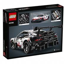 LEGO Technic 保时捷 911 RSR 赛车模型拼装套装 42096，高级复制品，独家收藏套装，适合儿童、男孩和女孩的礼物 - 42096 - 查看 4