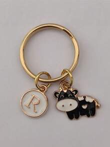 Cute Cow Keychain Gift For Cow Lovers - Multicolor - View 6