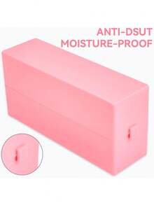 1pc 5.31-Inch ABS Material Nail Drill Bit Holder, Dust-Proof Display Storage Box, 30-Hole Nail Art Tool (Drill Bits Not Included)